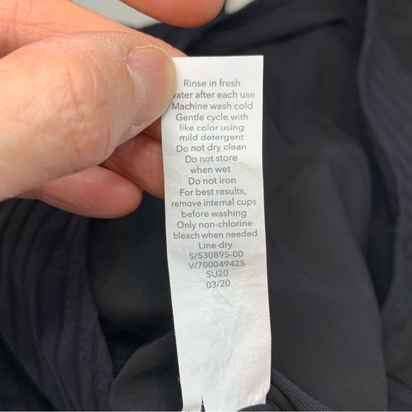 Athleta Rib Asym One Piece Swimsuit One Shoulder Ribbed Asymmetrical Strap XS - Picture 9 of 16